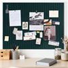 EYERIYO Bacheca Grande Autoadesiva 90x60 cm | Bacheca Autoadesiva in Sughero, Bacheca Decorativa in Feltro, Fototela Pieghevole, Memoboard Vision Board