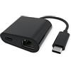 Value Convertitore Ethernet da USB 3.2 Gen 2 tipo C a Gigabit + 1 porta PD, 100 W