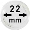 LINDNER Das Original Capsule per monete Ø 22 mm interno, confezione da 10