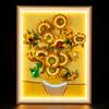 YEABRICKS Kit Luci a LED per-31215 Art Vincent van Gogh - Girasoli Modello da Costruire (esclusi i kit di costruzione)