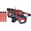 Marvel Nerf Spider-Man Miles Morales Thwip-Tech Blaster, include 3 freccette, web-shooter, gioco di ruolo per bambini dai 5 anni in su