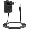 Hoembpn 1,5 m Caricabatteria da auto elettrico per bambini, 12 V 1 A, caricabatterie universale 2,1 mm x 5,5 mm con indicatore LED, cavo di ricarica per auto giocattolo per bambini per moto, SUV, ATV