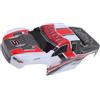 Drfeify Scocca per Carrozzeria Auto RC, Scocca Sostitutiva in PVC Dall'aspetto Sportivo Leggero a Prova di Deformazione, per Pezzi di Ricambio per Auto Telecomandate (Rosso