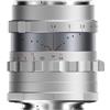 Thypoch Obiettivo Simera 28mm f/1.4 X-Mount full frame Lente per Fujifilm X(X.H1, X.H2, X.H2S, X-TI, X-T2, X.T3, X-T4, X-TS, X.Prol, X.Pro2, X.Pro3, X.T1O, X.T20)-Argento