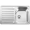 BLANCO LANTOS 519059 - Lavello per mobile base da 45 cm, incasso a filo tipo S-IF, finitura in acciaio inox spazzolato
