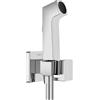 hansgrohe Doccetta bidette E con 1 tipo di getto a risparmio idrico (EcoSmart), incl. valvola d'arresto, supporto doccia e flessibile doccia 1,25 m, per acqua fredda, cromo, 29231000
