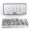 LINLINOI Set di 260 rivetti ciechi - 6 misure (M3.2/M4/M4.8), rivetti ciechi in alluminio, resistenti, adatti per metallo, legno, mobili e costruzione navale, kit di fissaggio multifunzione