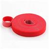 tooloflife 2 cm x 3 m fascette per cavi autoadesive, strisce a strappo per chiusura fai da te e organizer per cavi (rosso)