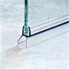 WMLBK Guarnizione doccia per porte della doccia, 6 mm, 8 mm, 10 mm, 2 x 50 cm, guarnizione inferiore con bordo in gomma allungato, impermeabile, paraspruzzi per parete della doccia e vasca (labbro di tenuta