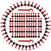 EYPINS 100 Pezzi Livellatrice per Piastrelle Riutilizzabile con Chiave Inglese,Adatto per Distanziatore 2-8MM per Piastrelle di Ceramica 5-18mm Pavimento