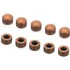 PATIKIL M5 Cappuccio Dado, 15pz Dado Dado Vite Pomello Cappuccio Inserto Bullone Coperchio Femmina Filetto Zigrinato Ferramenta Raccordi Luce Fissaggi Rosso Bronzo