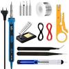GOMETY Kit saldatore, saldatore set, kit di saldatura LED 100W con controllo della temperatura 180-520°C Temperatura regolabile con display LCD supporto saldatore per lavori di riparazione elettrica