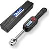 TAGVIT Chiave Dinamometrica Digitale 3/8'', 6.8-135Nm Chiave Dinamometrica Auto, Alta Precisione ± 2% con Memoria Preimpostata Buzzer E Indicatore LED, per Bicicletta e Moto, Auto