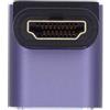 xiwai Connettore Magnetico HDMI 8K, Adattatore Video Dritto da Maschio a Femmina, Angolo di 90 Gradi, Tipo-A, HDMI 2.1, Verticale, per Laptop e HDTV