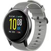 LvBu Cinturino compatibile con UMIDIGI Uwatch 2S, Sport Silicone Classic di ricambio per UMIDIGI Uwatch 2S Smartwatch, grigio., Classico