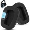 Wzsipod Cuscinetti di ricambio in gel per Logitech G933 Gaming Headset, si adatta anche a G35 G935 G930 G635 G633 G633S G533 G430 G431 G432 G433 G332 G230 G231 G233 Headphone (Nero)