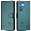 MOJIA Cover per Doogee Note 56X / Note 56X Pro, Custodia Portafoglio in Pelle PU Premium, Custodia a Libro per Telefono con Porta Carte Con Funzione Antifurto RFID. Verde scuro