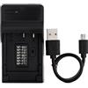 Norifon NP-FE1 USB Caricatore per Sony Cyber-shot DSC-T7, DSC-T7/B