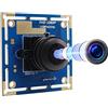ELP Modulo fotocamera USB grandangolare 180 gradi Fisheye Full HD 1080P Webcam con 60fps/100fps UVC compatibile con Android Windows Linux USBFHD01M-L180