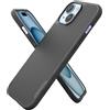 Smartish Custodia sottile per iPhone 15 - Gripmunk compatibile con MagSafe [leggera e protettiva] custodia sottile con fodera in microfibra - Black Tie Affair