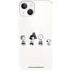LA CASA DE LAS CARCASAS Custodia ufficiale Snoopy per iPhone 14, figure di pedoni per proteggere il tuo telefono, custodia in silicone flessibile con licenza ufficiale Snoopy