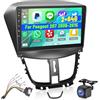 ETLFUCyber 2G+64G Android Autoradio Per Peugeot 207 2006-2015 con Wireless Carplay e Android Auto, Autoradio Touch Screen da 9 Pollici Con WiFi, Navigazione GPS, Bluetooth, FM RDS
