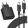 MKOIJN Caricabatterie Super Veloce USB C da 45W, MKOIJN Caricatore USB C per Sam sung Galaxy S23 Ultra/S23+/S23/S22 Ultra/S22+/S22/S21/S20/Note 20/Note 10, Galaxy Tab S9/S8, con Cavo Sam sung Tipo C da 2M.