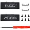 SINDERY Studio 3 - Kit di riparazione per cerniere pieghevoli senza fili, connettore in metallo, per cuffie Studio 3 Wireless Over-Ear (nero)