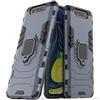 MaiJin Compatibile con Galaxy A80, A90 Cover, Custodia Armor Anello Cavalletto (Funziona con Il Supporto Magnetico per Auto) Case Paraurti per Samsung Galaxy A80, Galaxy A90 (Blu Navy)