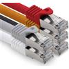 freiwerk Lan Ethernet Patch Cable S-FTP LSZH PIMF 10GB s RJ45 maschio Cat6a 2,0m - 5 colori 01