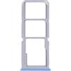 Generico Carrello Vassoio alloggio tray Compatibile con OPPO A54S CPH2273 porta scheda nano Sim1+ SIM 2 + SLOT SLITTA Alloggio Memoria Micro Sd CARD (Blu)