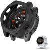 HOMTERN Compatibile con Garmin Fenix 7S, Fenix 7S Pro, EPIX Pro da 42 mm, guscio protettivo morbido in TPU leggero, a prova di cadute, antigraffio, custodia protettiva resistente, colore nero