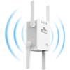 Gubbett Ripetitore WiFi Potente per Casa Amplificatore WiFis Più Recente WLAN Ripetitores WiFi Extender 300Mbit/s 2.4GHz, Porta LAN, Supporta Modalità Ripetitore/Router/AP