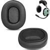 HAIZEEN Cuscinetti Auricolari Compatibili con David Clark H10-13.4 H10-20 H10-30 H10-40 H10-13S H10-76 H10-60 DC Cuffie Cuscino Sostitutivo (Pelle Proteica/Memory Foam)