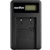 Norifon NB-2L LCD USB Caricatore per Canon EOS 350D 400D Optura 30 40 50 500 PowerShot G7 G9 S40 S45 S50 S60 S70 S80 ZR100 ZR200 ZR500 ZR800 ZR830 ZR900 ZR960 MV800 MV830i MV960 Fotocamera e Altro