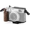 Tilta Gabbia X100VI, Kit da viaggio per fotocamera vintage compatibile con Fujifilm X100VI, con staffa a slitta, staffa a L con impugnatura in legno e adattatore ARCA - Nero TA-T70-B-B