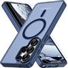 Vansdon Cover Magnetica per Samsung Galaxy S26 Ultra con 1 Pezzi Vetro Temperato, Compatibile con Magsafe, Protezione anticaduta di livello militare, Cover Traslucida Opaca Sottile Antiurto-Blu scuro