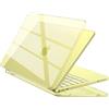 EooCoo Compatibile con Cover 2026 Apple MacBook Neo da 13 Pollici, Mac Laptop A3404 con Chip A18 Pro e Display Liquid Retina da 13, Plastica a Custodia, Superficie Liscia - Giallo agrume