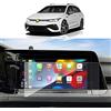 SKTU V W Golf 8 MK8 GTI GTE GTD Pellicola Protettiva per Display per GPS, Pellicola in Vetro Temperato Anti-graffio, Navigatore Protector Film (10 Pollici)