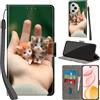 PHINIENLAND Cover per Honor 400 Pro Case PU Pelle Custodia [Kickstand] [Chiusura magnetica] [Slot per Schede], Portafoglio Flip Custodia per Honor 400 Pro,Gattino