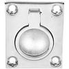 Yosoo Health Gear Maniglia per Sollevamento a Incasso per Portellone per Barche in Acciaio Inossidabile di Grado Marino, Maniglia Quadrata Pavimento 48x38mm, Maniglia Incassata con Viti di