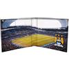 MANCHESTER CITY Portafoglio originale Manchester City FC - stemma ricamato - Nero stadio