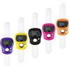 Gvolatee Confezione da 5 contatori a Dito, Display LCD a 5 cifre per Golf | contatore a Dito Clicker Contatore a Righe Mini contatore a Mano, per inventario, Sport, Marketing, Aereo