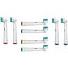 Mr.Gadget's Solutions Testine di ricambio per spazzolino da denti Oral-B, 8 testine di ricambio compatibili con spazzolino elettrico Oral B Braun
