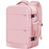 KIRFEIHT Zaino da Viaggio 40x30x20 24L per Ryanair - Bagaglio a Mano Aereo Piccolo Zaini Universali Piccola Borsa da Viaggio da Cabina, Zaini da Scuola e da Lavoro - Rosa