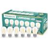 Teramo led 10 Lampadine Led E27 2W=20W S14 Per Cordoniere Da Esterno Luce Calda Naturale Fredda (LUCE FREDDA)