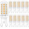 Eco.Luma G9 LED Lampadina 3W Equivalenti a 50W Lampada Alogena, AC 220-240V, 2700K Bianco Caldo 520LM Risparmio LED Lampadine, Non Dimmerabile, Nessun Sfarfallio, Confezione da 10