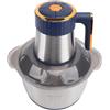 Qcwwy Tritacarne Elettrico 500 W con Ciotola in Acciaio Inossidabile da 5 Litri, Motore in Rame per Carne Verdure Cipolla Aglio Insalata Frutta Noci, Leggero e Compatto, Facile