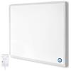 Hocosyme Riscaldamento a infrarossi, 1200 Watt, con termostato, riscaldamento a infrarossi, montaggio a parete, per 15-28 m², riscaldamento elettrico con protezione da surriscaldamento, termostato