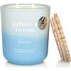 M&SENSE Candele Profumate Soia Arancia Sanguigna Rosa Rosata |400g, Fragranza Esotica e Sensuale 80 Ore, Candela per Cene Intime, Regalo Lusso per Coppie e Appassionati di Design